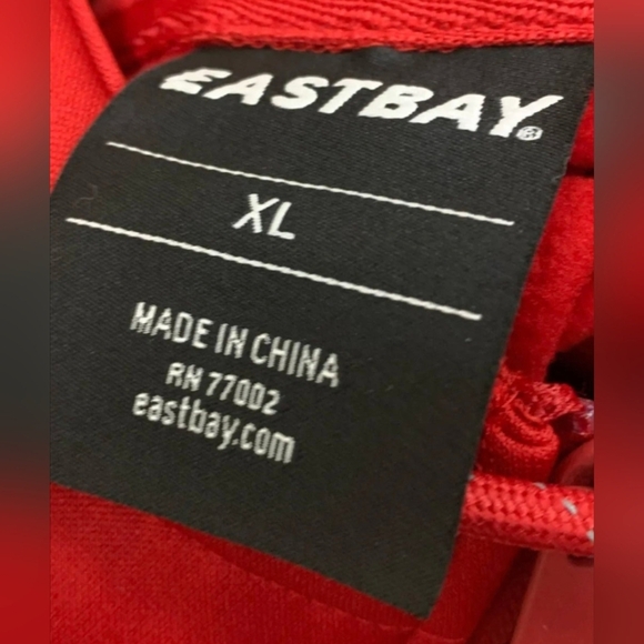 Eastbay Sportswear Temptech Full Zip Hoodie Jacket Size XL NWT MSRP $50 - Picture 2 of 6